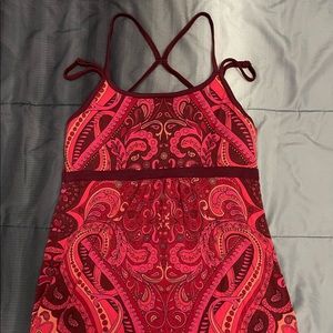 Athleta Women’s Red Print Tank Top